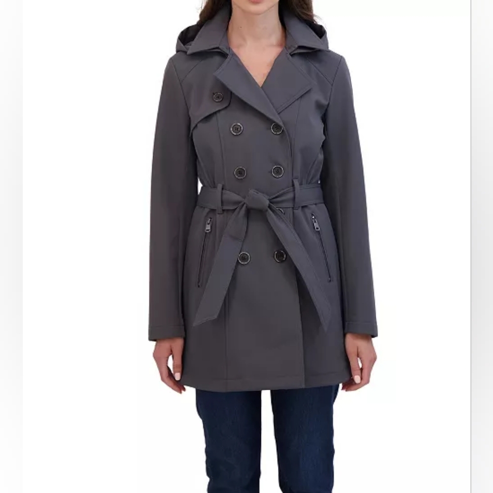 Women's Gray Trench Coat